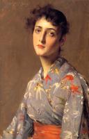 Chase, William Merritt - Girl in a Japanese Kimono